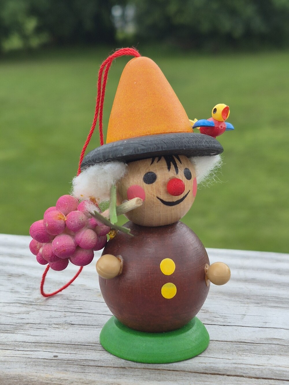 Vintage Steinbach West Germany (No Label) Wooden Christmas Ornament Baker German